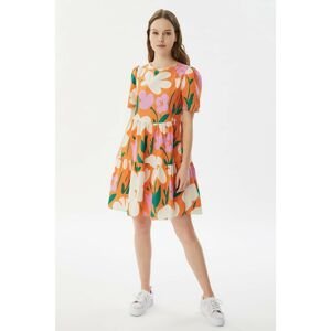 Trendyol Multicolored Wide Cut Floral Dress