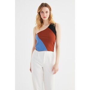 Trendyol Multi Color Single Sleeve Knitted Blouse