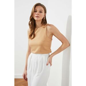 Trendyol Stone Sleeveless Blouse