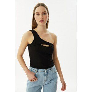 Trendyol Black Knitted Single Sleeve Undershirt