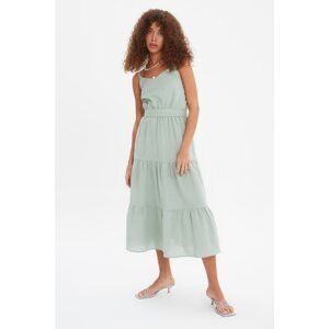 Trendyol Green Belted Strap Dress