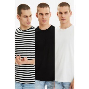 Trendyol Multicolored 3-Pack Men's T-Shirt