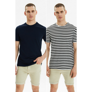 Trendyol Multicolored Men's 2-Pack T-Shirt