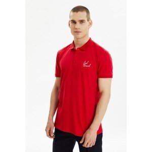 Trendyol Red Men's Polo Neck T-shirt