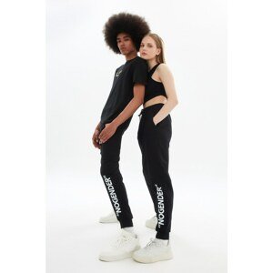 Trendyol Black Unisex Regular Fit Trousers