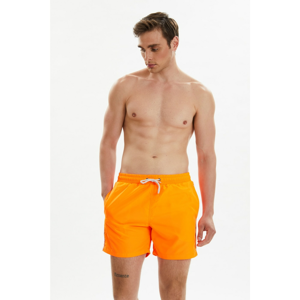 Trendyol Men's Orange Garnished Swim Shorts