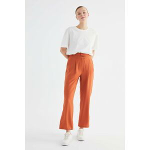 Trendyol Camel High Waisted Trousers