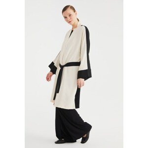 Trendyol Stone Color Block Kimono & Kaftan