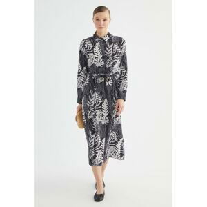 Trendyol Black Patterned Cotton Dress