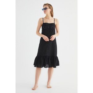 Trendyol Black Fisto Beach Dress