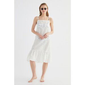 Trendyol Ecru Fisto Beach Dress