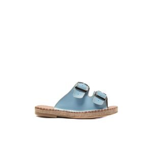 Trendyol Light Blue Women's Slippers