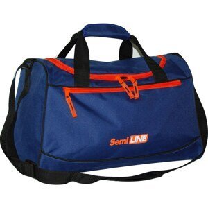Semiline Unisex's Fitness Bag 3502-7 Navy Blue/Black