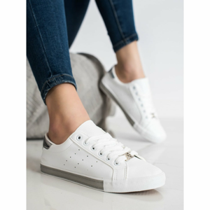 SHELOVET LOW ECO LEATHER SNEAKERS