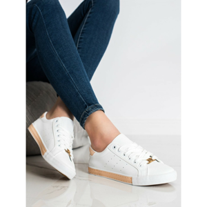 SHELOVET LOW ECO LEATHER SNEAKERS