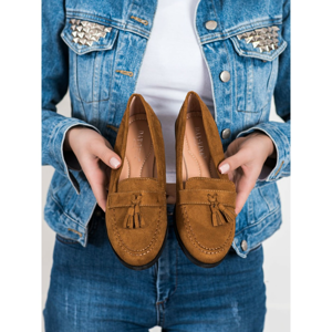 SHELOVET CASUAL LOAPS WITH TASSELS