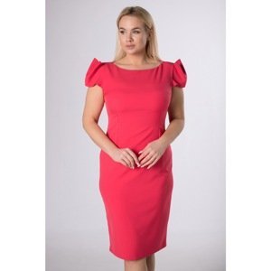 pencil dress with decorative sleeves