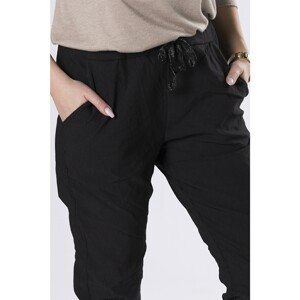 trousers with a crease effect