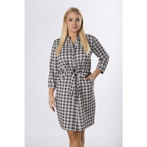 shirt dress with a tie