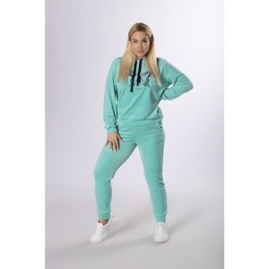 velor tracksuit with an application
