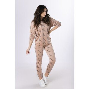 velor tracksuit with a print