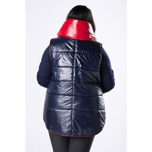 quilted vest with a hood