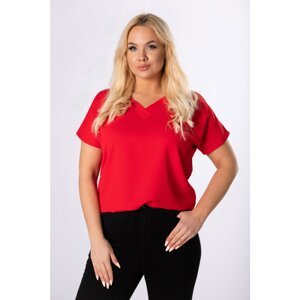 blouse with short sleeves