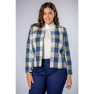 checkered box jacket