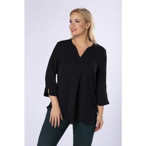 oversize blouse with a shirt cut