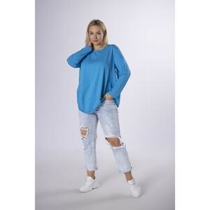 oversize blouse with long sleeves