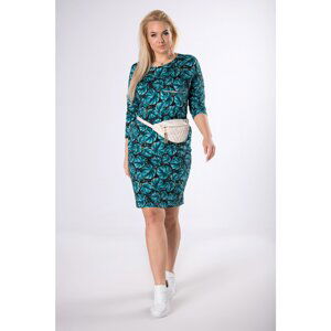 knitted dress with breast pocket