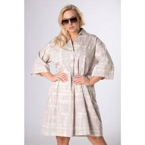 oversize tunic with short sleeves
