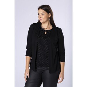 blouse with imitation cape