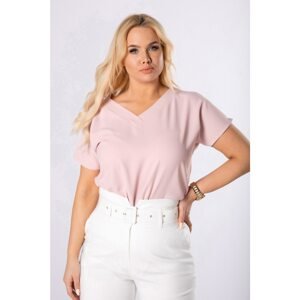 blouse with short sleeves