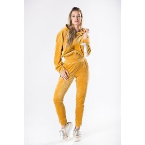 velor tracksuit with decorative stripes