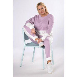 two-color tracksuit with lace