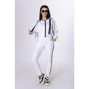cotton tracksuit with contrasting tapes