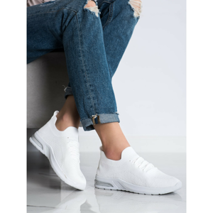 DIAMANTIQUE WHITE TRAINERS