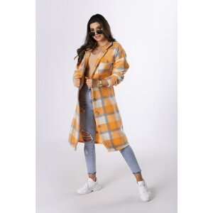 plaid wool coat