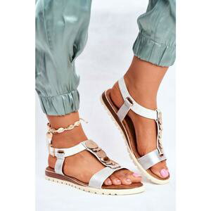 Women's Sandals Flat Silver Milton