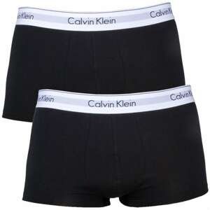 2PACK Men's Boxers Calvin Klein Modern Cotton Stretch Trunk Black