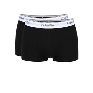 2PACK Men's Boxers Calvin Klein Modern Cotton Stretch Trunk Black