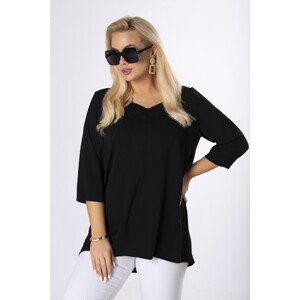 V-neck blouse