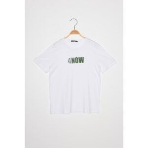 Trendyol White Men's T-Shirt