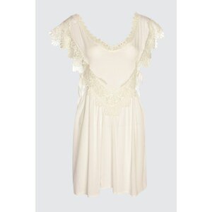 Trendyol White Lace Detailed Beach Dress