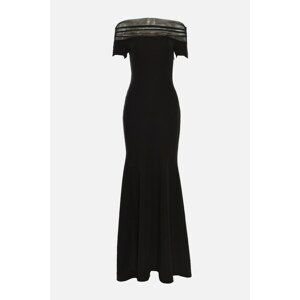 Trendyol Black Neck Detailed Evening Dress & Graduation Gown