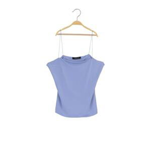 Trendyol Lilac Strap Knitted Blouse