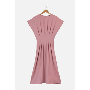 Trendyol Pink Waist Detailed Dress