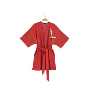 Trendyol Tile Embroidered Kimono & Kaftan