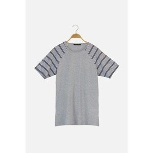 Trendyol Gray Men's Slim Fit T-Shirt